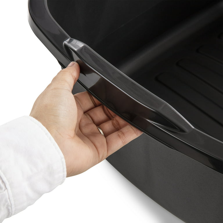 Sterilite 18 Qt. Dishpan Plastic, Black