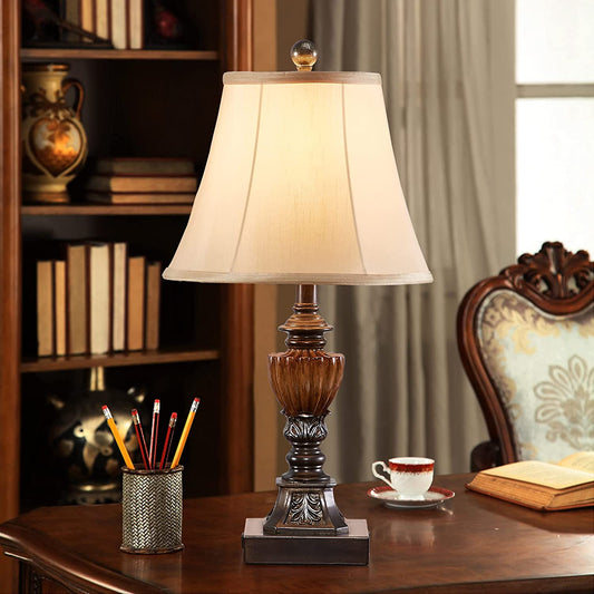 Drawealth Touch Control Traditional Table Lamp Set of 2,3-Way Dimmable Farmhouse Bedside Table Lamps with 2 USB Charging Ports Vintage Rustic Table Lamps for Living Room Bedroom Office Study