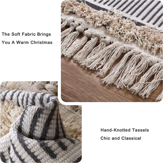 Boho Rugs for Bedroom, 2.3' X 5.3' Soft Woven Bathroom Runner Rug Washable Kitchen Rugs Bedroom Rug Fluffy Tufted Carpet Floor Mat Accent Mats for Hallway Laundry Room Entryway Farmhouse