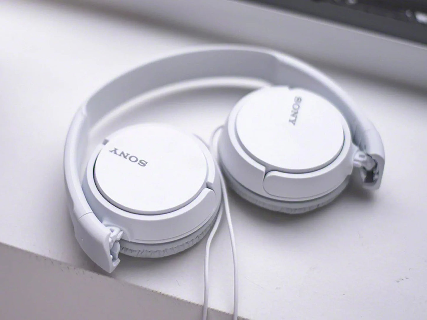 ZX Series Wired On-Ear Headphones, White MDR-ZX110
