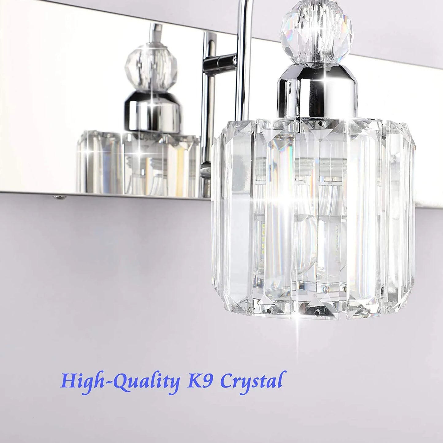 Modern Crystal Indoor Wall Sconce 2-Packs Modern Crystal Wall Light Fixtures for Indoor Living Room Bedroom Hallway