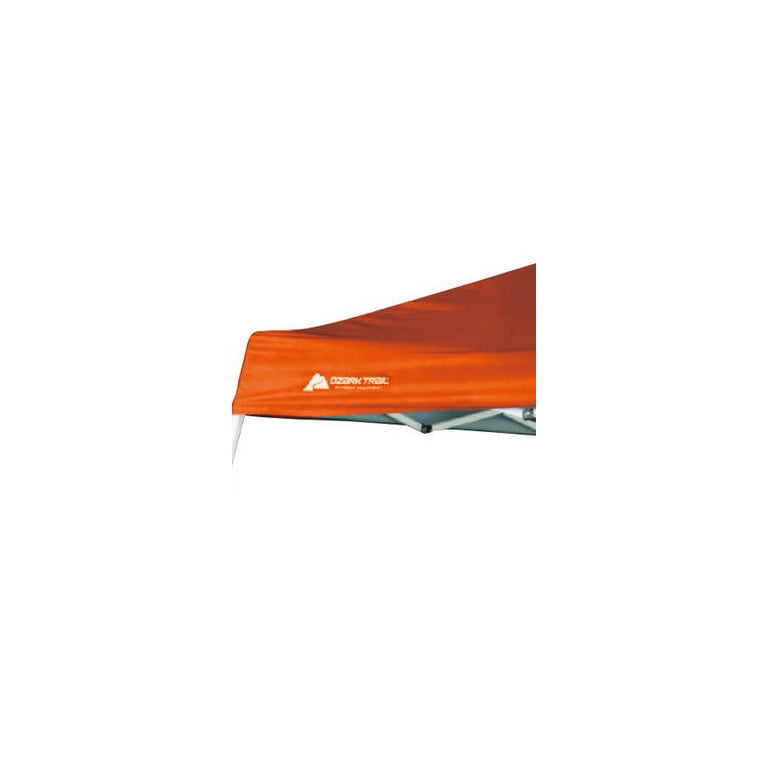Ozark Trail 10' x 10' Instant Slant Leg Canopy, Orange, outdoor canopy