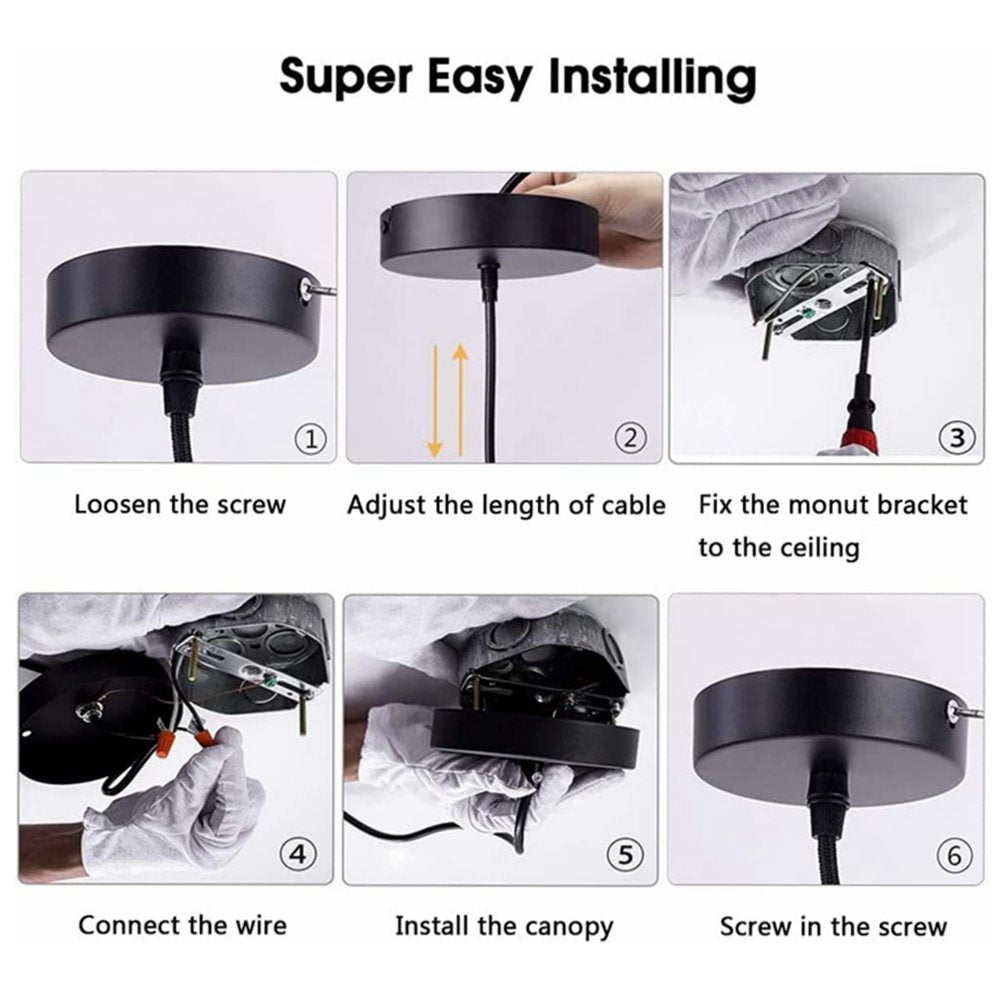 Adjustable Industrial Retro Lotus Pendant Light Metal LED Hanging Ceiling Lamp Lighting Fixtures for Kitchen Island Dining Room