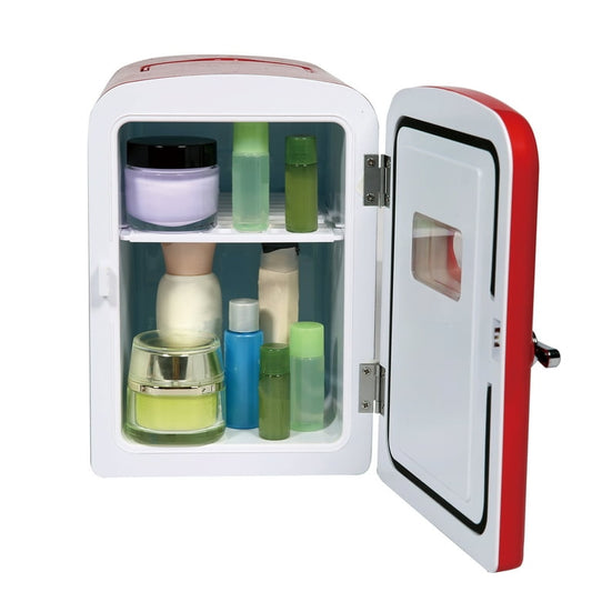 Frigidaire Portable Retro Extra Large 9-Can Capacity Mini Refrigerator, EFMIS175, Red