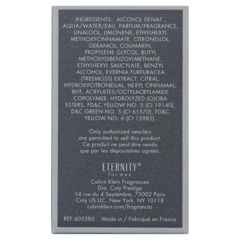 Calvin Klein Eternity Eau de Toilette, Cologne for Men, 1 oz