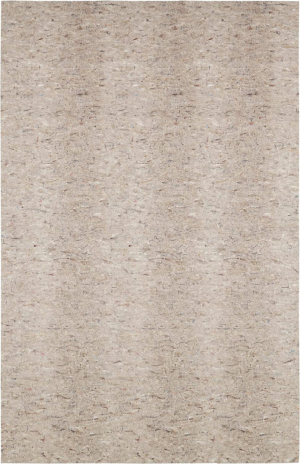 8' X 10' Non Slip Rug Pad Gripper 3/8 Thick Dual Surface Felt + Rubber Gripper - Safe for All Floors