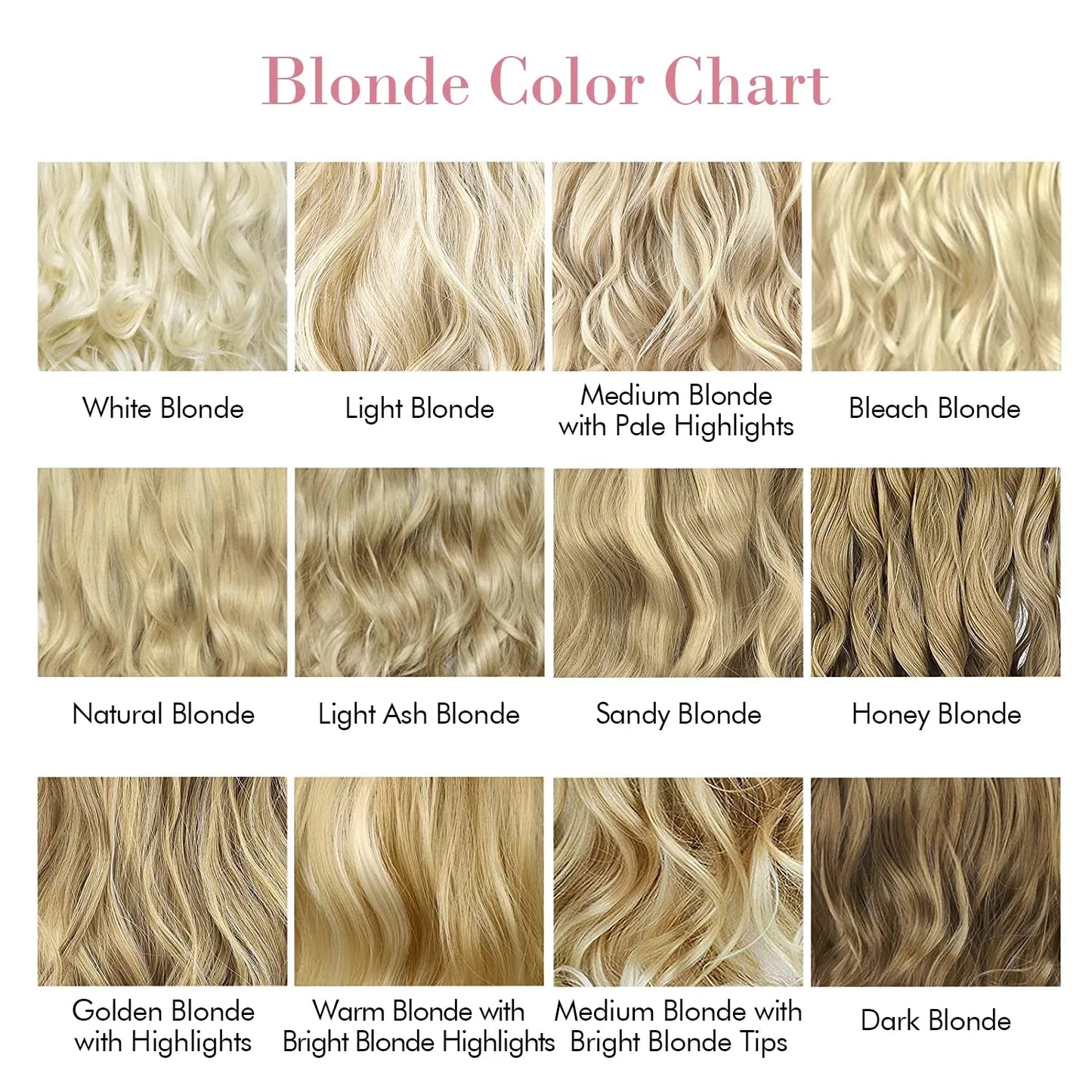 REECHO Invisible Wire Hair Extensions with Transparent Headband Adjustable Size Removable Secure Clips in Curly Wavy Secret Hairpiece for Women 20 Inch - Light Blonde
