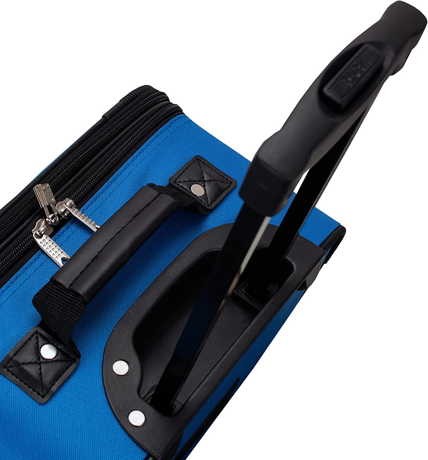 Rockland Fashion Softside Upright Luggage Set, Blue, 2-Piece (14/19)
