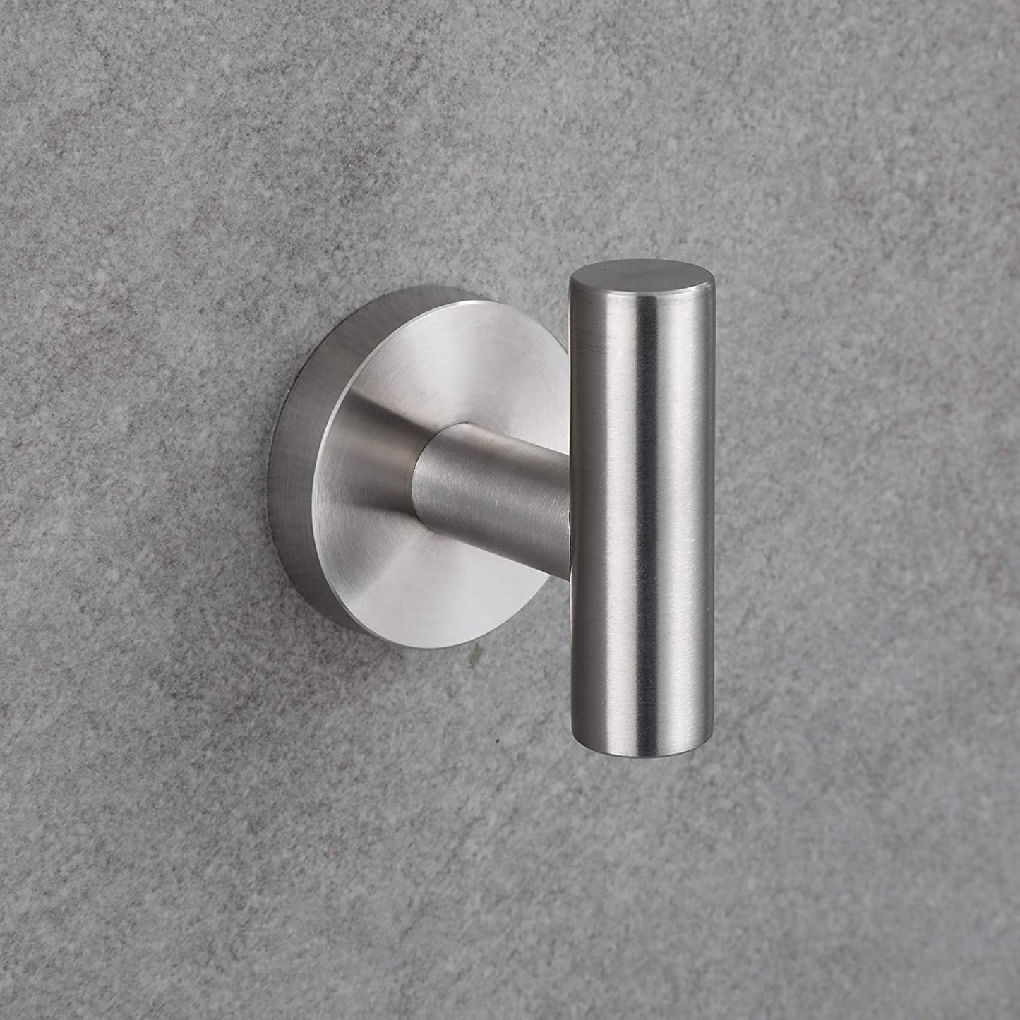 5 Piece Brushed Nickel Bathroom Hardware Set, Includes 24 Inch Double Towel Bar, Modern Bathroom Accessories Kit