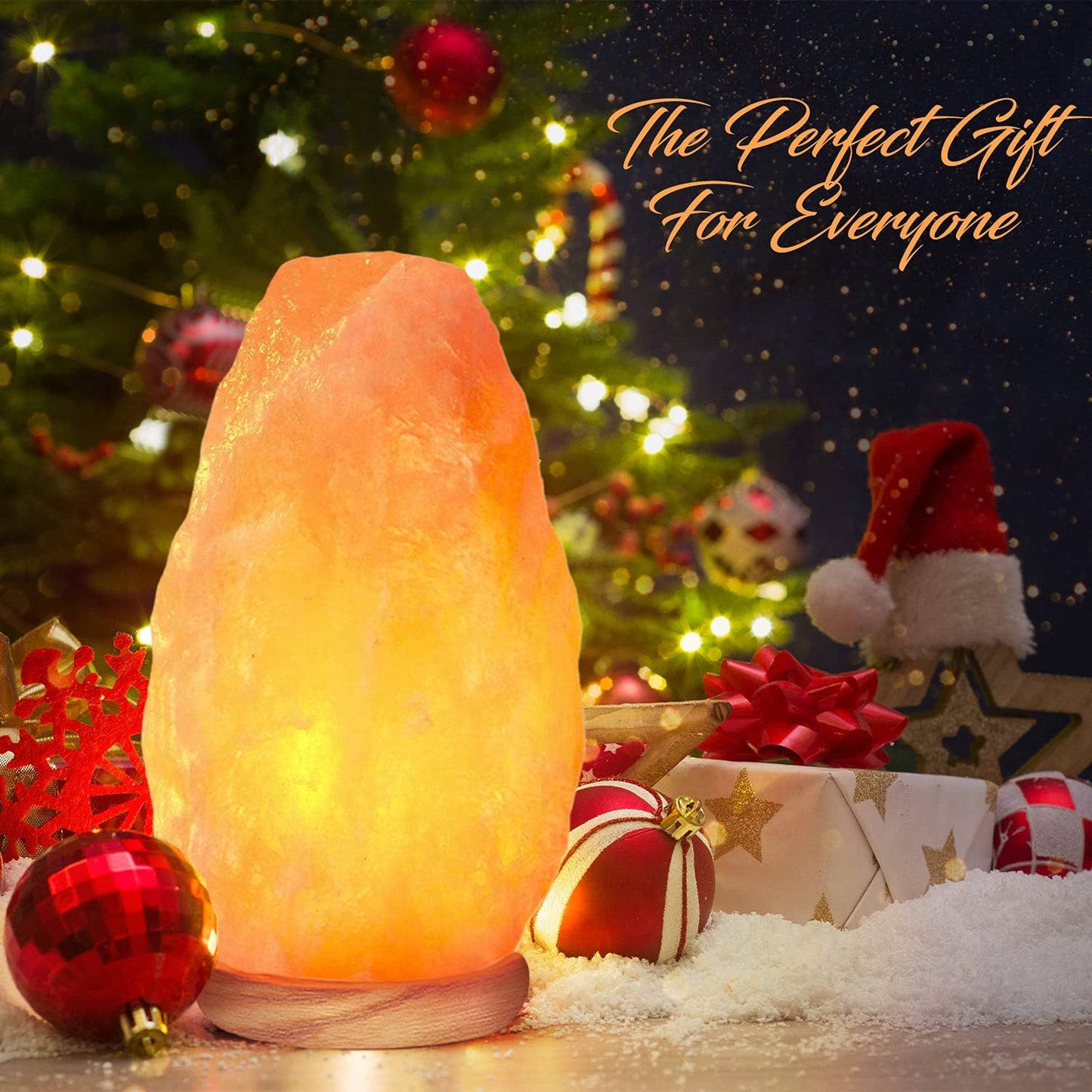 Himalayan Glow Salt Lamp with Dimmer Switch 5-7 Lbs