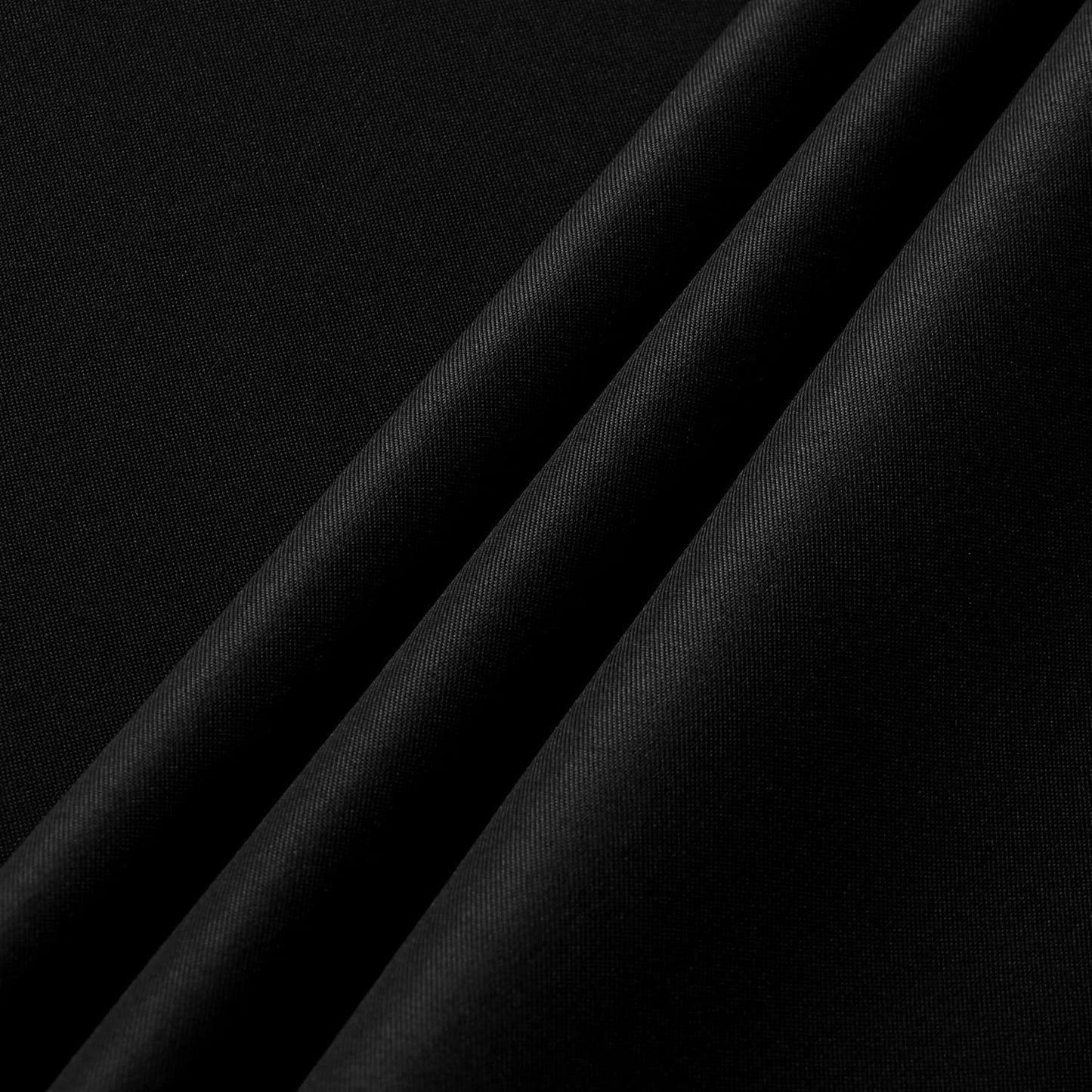 2 Pack Black Tablecloth 60 X 102 Inch, Rectangle 6 Feet Table Cloth - Stain and Wrinkle Resistant Washable Polyester Table Cover for Dining Table, Buffet Parties and Camping