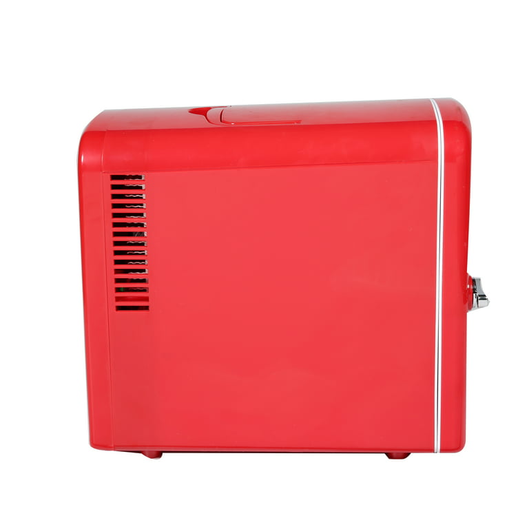 Frigidaire Portable Retro Extra Large 9-Can Capacity Mini Refrigerator, EFMIS175, Red