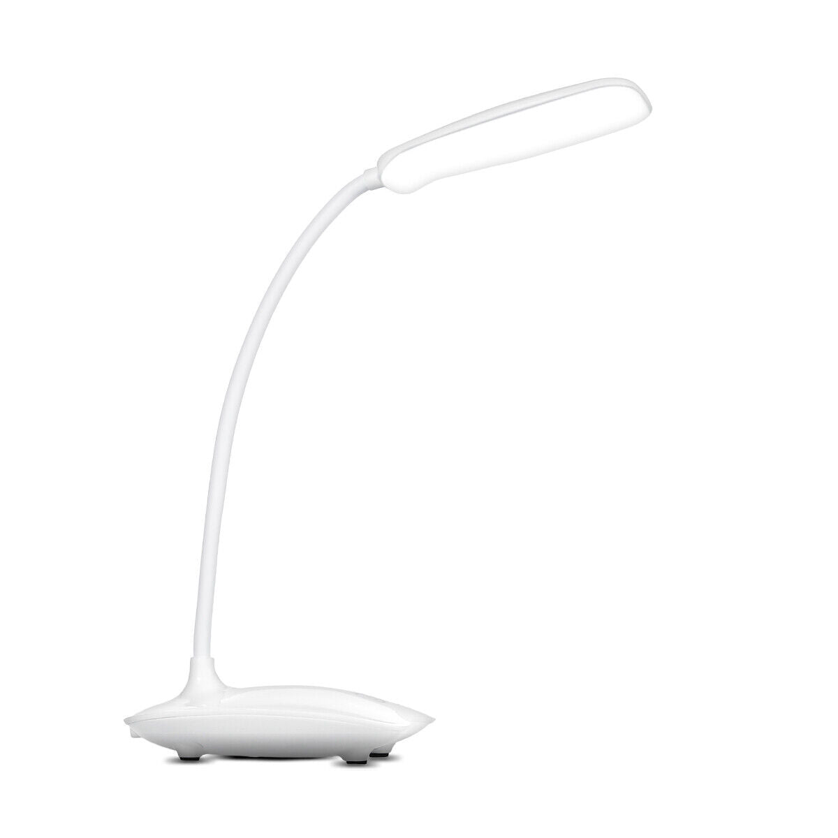Dimmable LED Desk Light Touch Sensor Table Bedside Reading Lamp USB Rechargeable
