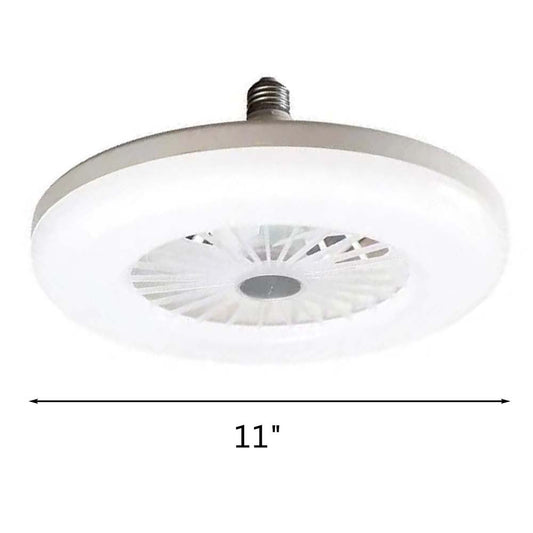 Modern Ceiling Fan with Light Low Profile Ceiling Fan LED Dimmable with Light Kit Lamp E27 Lamp Holder for Bedroom Bathroom Indoor Ceiling Fan