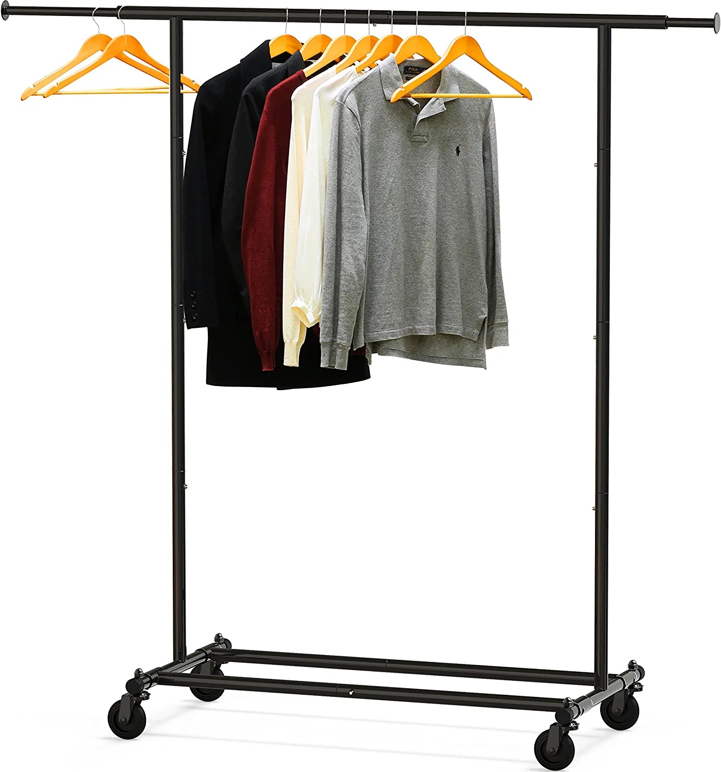 Heavy Duty Clothing Garment Rack, Black