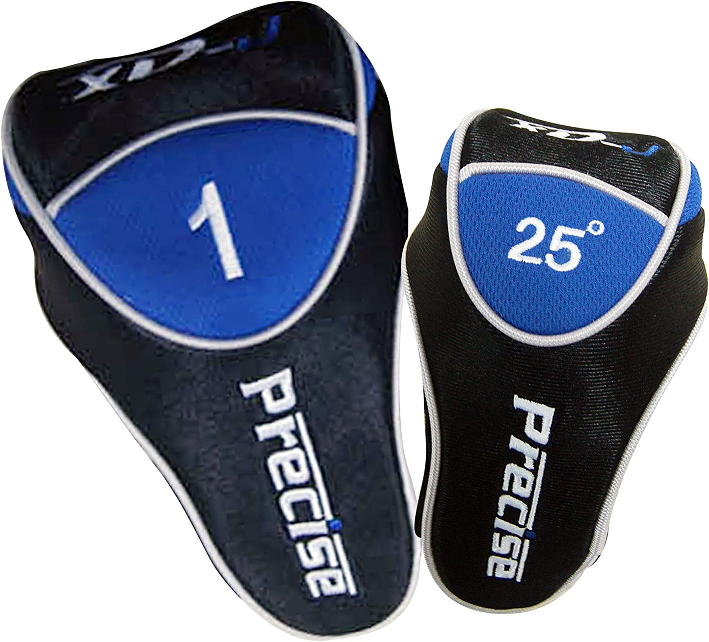 Remarkable Right Handed Junior Golf Club Set for Age 9 to 12 (Height 4'4" to 5') Set Includes: Driver (15"), Hybrid Wood (25*), 7, 9 Iron, Putter, Bonus Stand Bag & 2 Headcovers