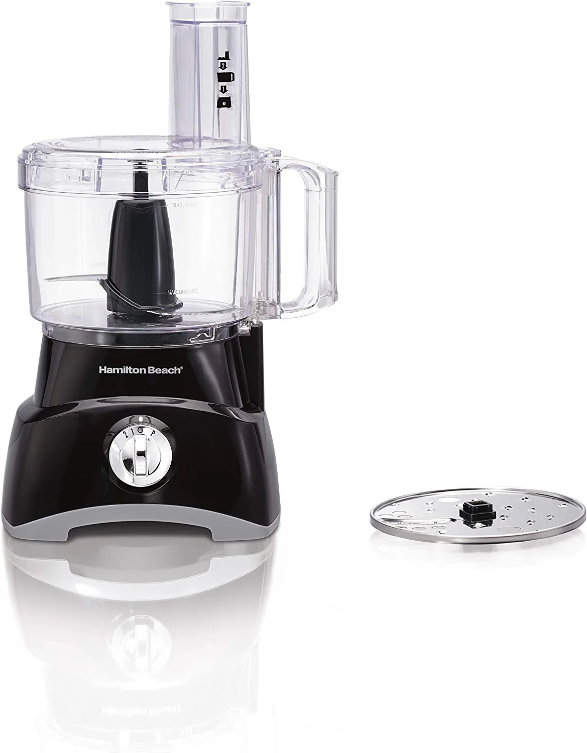 Food Processor & Vegetable Chopper for Slicing, Shredding, Mincing, and Puree, 8 Cup, Black