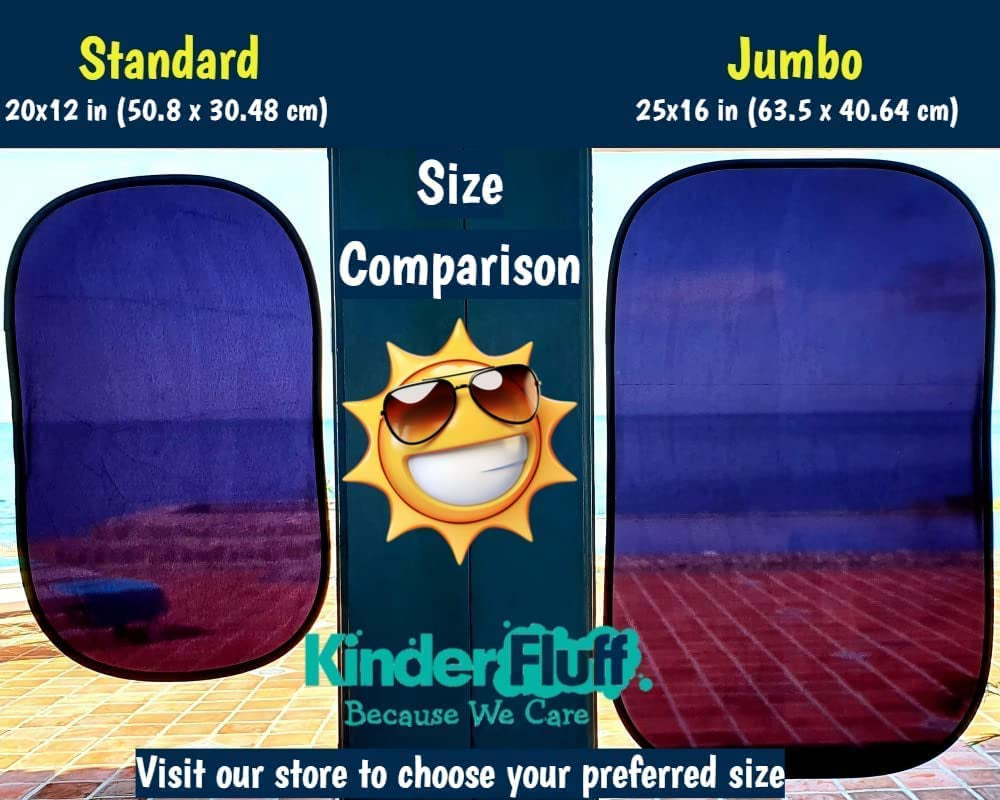 Car Window Shade (4Pack)-The Only Certified Car Window Sun Shade for Baby Proven to Block 99.95% UVR - Mom'S Choice Gold Award Winning -Car Window Shade for Baby- Car Seat Sun Protection