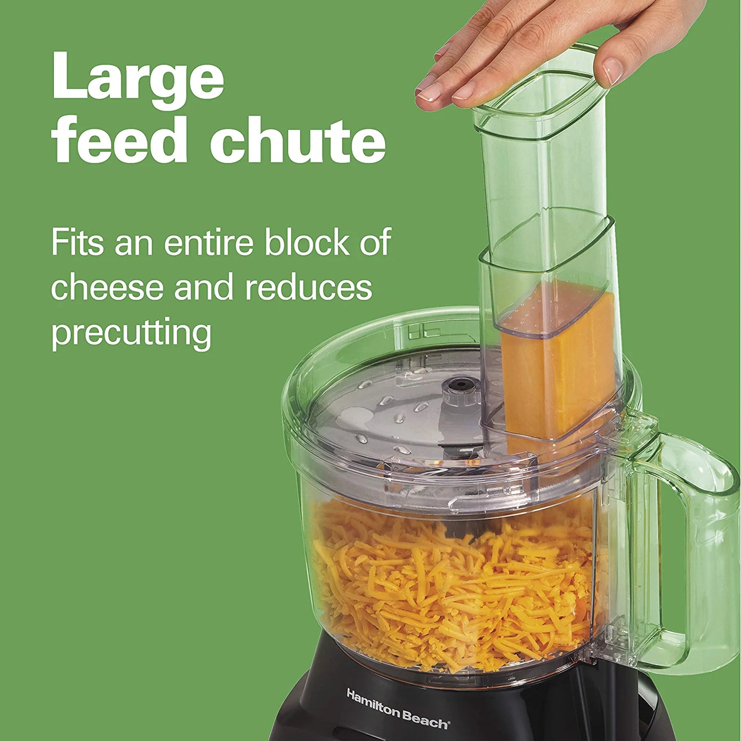 Food Processor & Vegetable Chopper for Slicing, Shredding, Mincing, and Puree, 8 Cup, Black