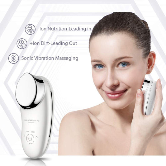 Facial Massager Deep Cleanser with Sonic Vibration Massaging Deep Moisturizer Cleanser Device TB-1681