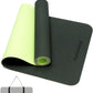 Yoga Mat, Non-Slip Eco Friendly Exercise Yoga Mat for Men and Women, 1/4-Inch Thick High Density Pro Mat with Carrying Strap for Yoga Pilates and Fitness Exercise