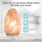 100% Authentic Natural Himalayan Salt Lamp; Large Hand Carved Natural Chunk Pink Crystal Rock Salt from Himalayan Mountains; Dimmer Cord; 12 Lbs