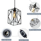 HMVPL Plug in Pendant Light with Dimmer Switch, Outdoor Farmhouse Hanging Lights Fixtures for Gazebo and Porch, Plug in Ceiling Light for Kitchen Island Table Bedroom Hallway Foyer