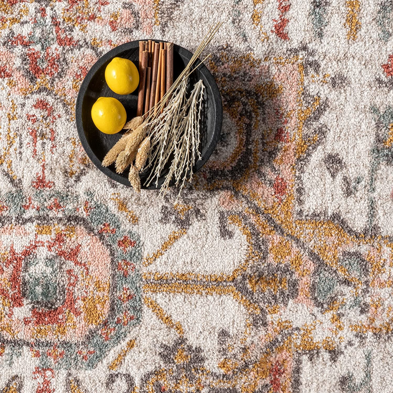 Shane Persian Vintage Area Rug, 5' 3" X 7' 7", Beige