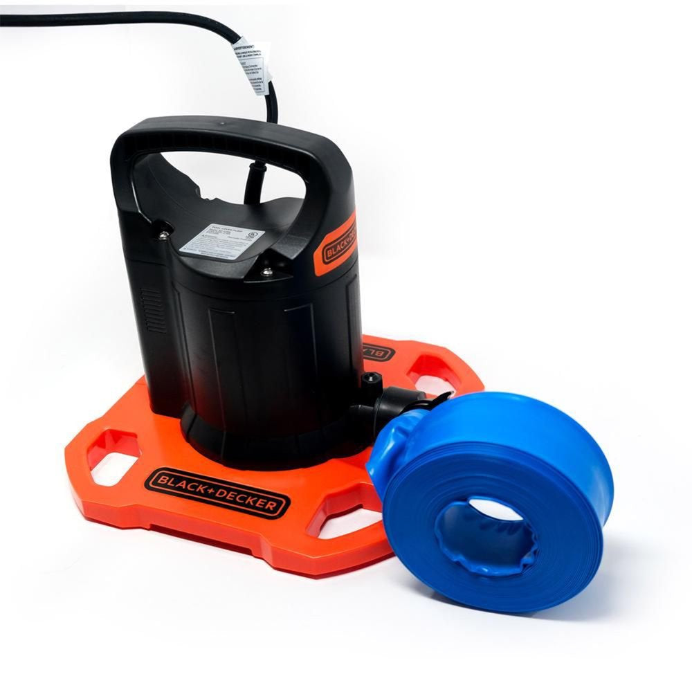 1500 GPH Submersible Automatic Pool Cover Pump W/ Filter