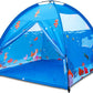 Homfu Kids Play Tent Outdoor Boys Indoor Playhouse for Children Tents Toddler Girls Gift Game Play Housetoys (Blue)