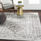 Desta Vintage Oriental Area Rug, 5'3" X 7'3", Charcoal