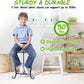 Potted Plant Stand 2 Tier Metal Flower Pot Stand Anti-Rust Heavy Duty Plant Holder Shelf for Home Indoor Outdoor