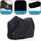 Upgraded Mobility Scooter Storage Cover, 420D Oxford Fabric Scooter Weather Cover with Waterproof Strip - 2 Buckles Heavy Duty, Water Resistant, Durable with Free Storage Bag by  (Black )