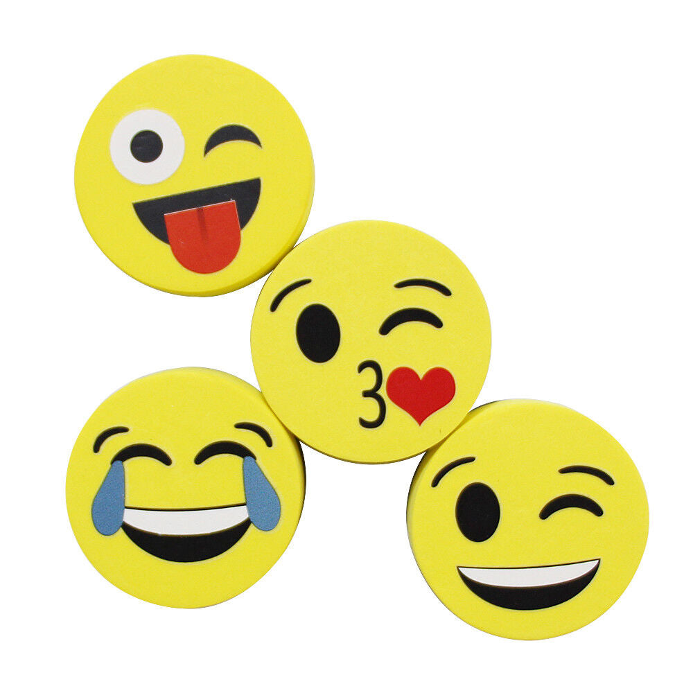 4 Pcs VIZ-PRO Magnetic Eraser Circular Whiteboard Eraser / Dry Erase Erasers