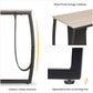 Sofa Side Table, C Table End Table with Side Pocket, Snack Table for Living Room Couch, French Oak Grey