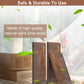 Wall Shelves for Kitchen Storage, Floating Shelves with Towel Bar & 8Pcs Removebal Hooks Floating Shelf for Wall Bathroom Bedroom Living Room Kitchen