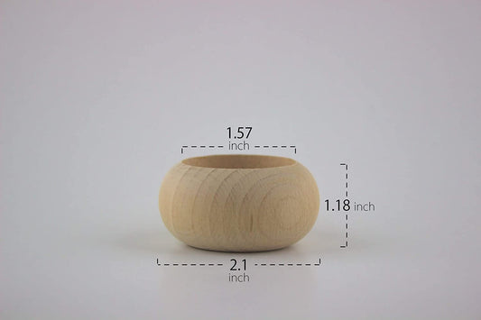 Wood Candle Holders for Votives and Tea Lights Candles Set of 6. Dining and Wedding Table Centerpieces for Receptions or Home Decor, İdeal for Handmade Shower Favors & Housewarming Gift