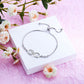 Infinity Love Bracelets for Women Girls, Birthday Christmas Jewelry Gifts for Mom Girlfriend Wife from Daughter Son