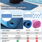 Yoga Mat  Yoga Mats for Women 1/3 Inch Thick Yoga Mat for Men Exercise Mat Workout Mat for Yoga Pilates Home Gym Yoga Mat Non Slip with Carrying Strap