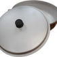USA 17.9Qt JUMBO Traditional Colombian Caldero (Dutch Oven) for Cooking and Serving, Silver, 17.9 Quart