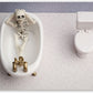 Skeleton Bathroom Prints - Skeleton Wall Art , Skeleton Bathroom Decor - Funny Bathroom Art, Funny Bathroom Decor Wall Art, Bathroom Halloween Decor, Hipster Gifts - Set of 4 (8X10) Unframed