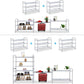 3-Tier Stackable Shoe Rack, Expandable & Adjustable Shoe Shelf Storage Organizer, Wire Grid, Silver