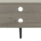 TV Stand for 55 Inch TV, Entertainment Center with Storage and Open Shelves, Mid Century TV Stand Table, Media Console for Living Room, Bedroom, Grey