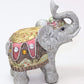 Feng Shui 4" Light Gray Elephant Figurine Wealth Lucky Figurine Gift & Home Decor
