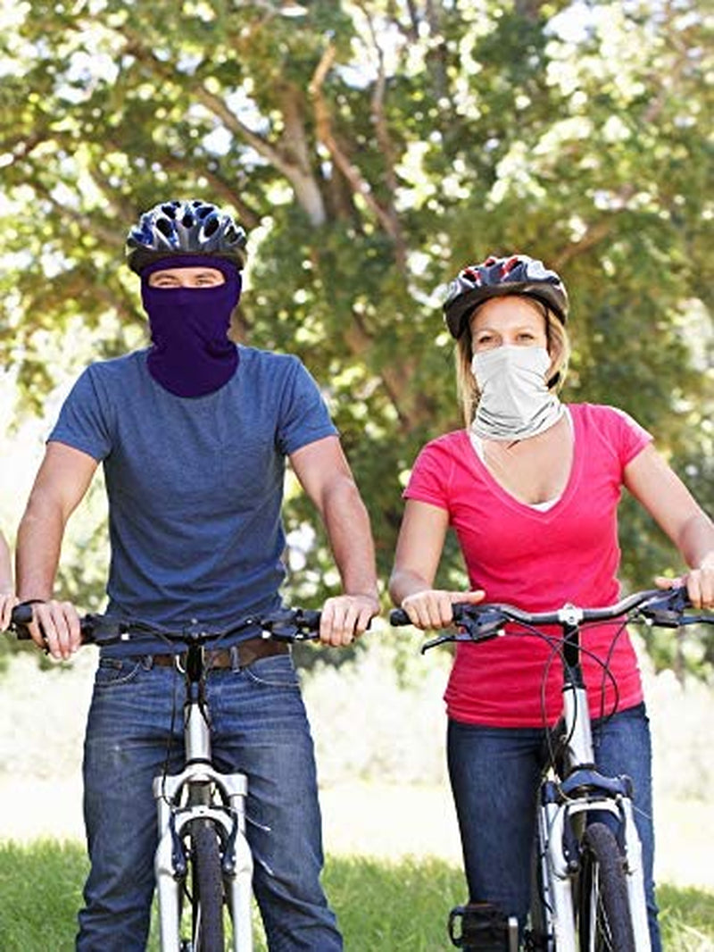 SATINIOR 9 Pcs Ski Mask for Men Full Face Helmet Mask Balaclava Winter Neck Gaiter Outdoor Cycling Windproof Hood