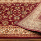 Noble Sarouk Red Persian Floral Oriental Formal Traditional Rug 2X7 (2'3" X 7'3" Runner) Easy to Clean Stain Fade Resistant Shed Free Modern Contemporary Transitional Soft Living Dining Room Rug