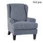 2-Piece Stretch Jacquard Spandex Fabric Wing Back Wingback Armchair Chair Slipcovers (Wing Chair)