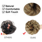 1PCS Messy Hair Bun Hair Scrunchies Extension Curly Wavy Messy Synthetic Chignon for Women Updo Hairpiece
