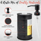 Autumn Alley Glass & Black Farmhouse Bathroom Accessories Set- 4 Pieces