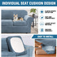 Modern Velvet Plush 4 Piece High Stretch Sofa Slipcover Sofa Cover Furniture Protector Form Fit Luxury Thick Velvet Sofa Cover for 3 Cushion Couch, Machine Washable (Sofa,Stone Blue)